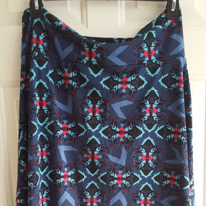LuLaRoe Azure Skirt 2XL